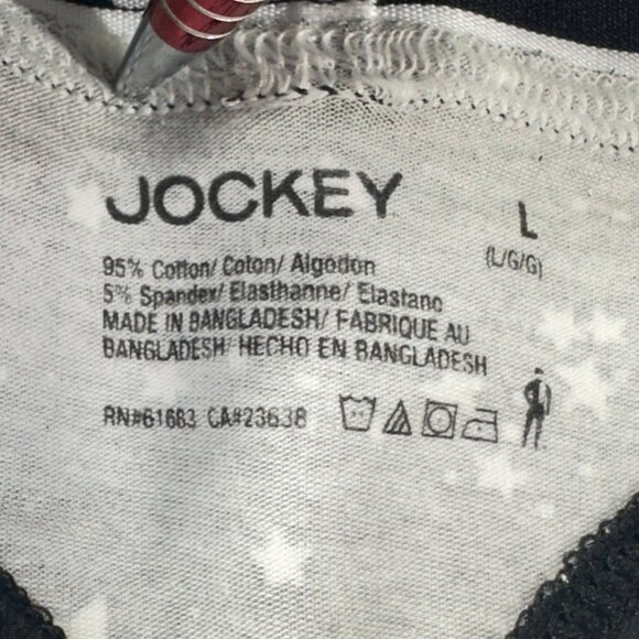 Jockey Women's Size Large Panty Thong Essentials Celestial Black New With Tags - Picture 5 of 11